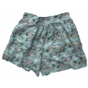 Disney Shorts Womens XS Multicolor Blue Peter Pan Mermaid Lagoon Her Universe
